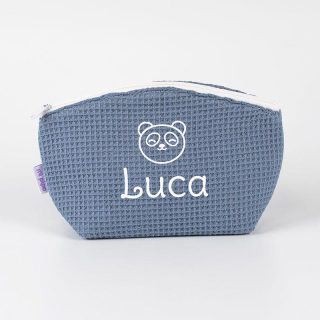 Neceser Bebe Personalizado Gofre Azulon Mi PIpo