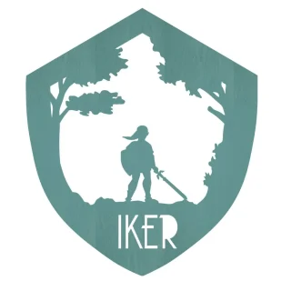 Nombre en Madera Guerrero Troquelado