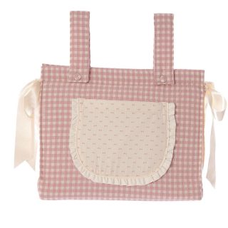 Panera Carro Bebe Vichy Maquillaje Bolsillo Bebiti Nanetes