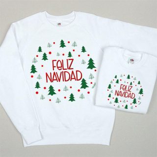 Pack Prendas Papa o Mama con Hijo a juego Mi Pipo Feliz Navidad