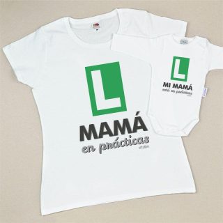 Camisetas Mama/Hijo Mama en practicas