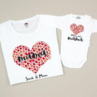 Camisetas Mama/Hijo Corazon mama