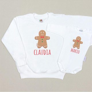 Pack Prendas Personalizadas Papa o Mama con Hijo a juego Mi Pipo Jengibre