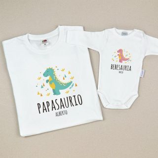 Pack Papá-Hijo/a Papasaurio hija