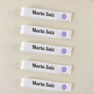 Pack 5 cintas cuelga ropa personalizadas