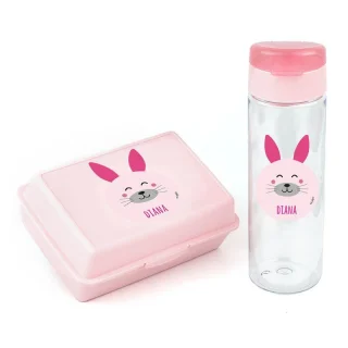 Pack Almuerzo Infantil Personalizado conejita
