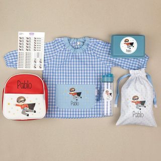 Pack Guardería Personalizado Mi Pipo Superheroe
