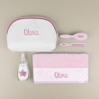 Pack Neceser a la Guarde Personalizado Mi Pipo Rosa