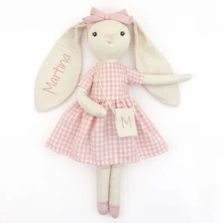 Muñeco trapo personalizado conejita orejas