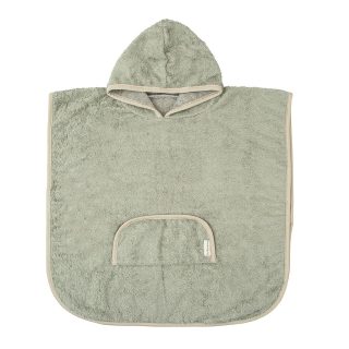 Poncho baño Bebé menta