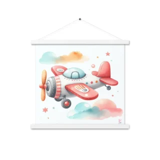 Poster colgador Avioneta