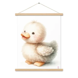 Poster colgador Patito peluche