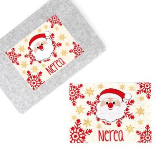 Puzzle Infantil Personalizado Papa Noel