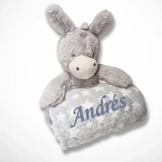 Manta Bebe con Peluche Caballo