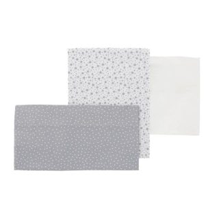 Sábanas Cuna Bebé Estampadas Algodón Cambrass Forest Gris