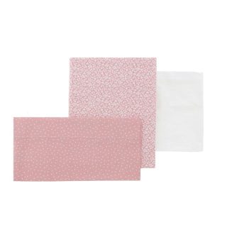Sábanas Cuna Bebé Estampadas Algodón Cambrass Forest Rosa