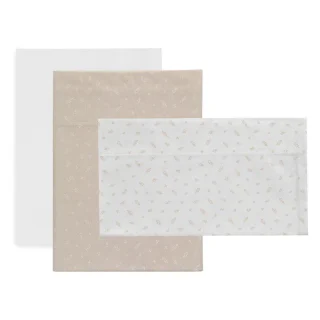 Sábanas Cuna Bebé Estampadas Fresco beige