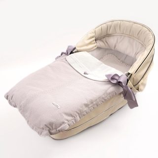 Colcha con saco capazo 3 usos Venecia Gris Bimbi Class