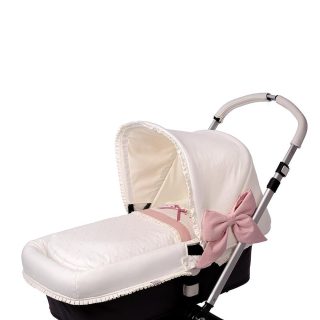 Saco Capazo Bebé Interior A Medida 173 Estrellas Bordadas Bebiti By Nanetes