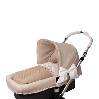 Saco Capazo Bebé Interior A Medida Punto Plumeti Bebiti By Nanetes