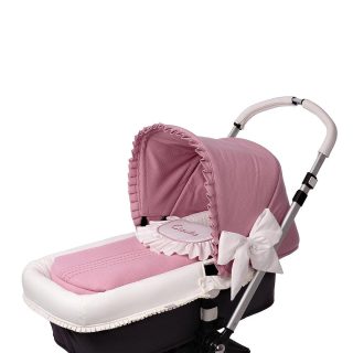 Saco Capazo Bebé Interior A Medida Punto Maquillaje Nombre Bebiti By Nanetes