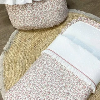 Saco Capazo Florecitas plumeti Nanetes