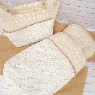 Saco Capazo Vichy camel Nanetes