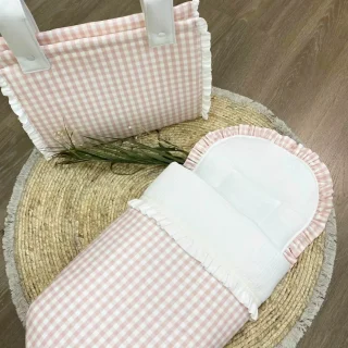 Saco Capazo Vichy Maquillaje Nanetes