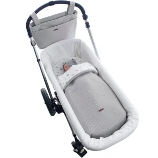 Saco capazo Invierno Punto Benjamin Gris Uzturre