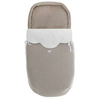 Saco capazo Invierno Punto topitos Polar Uzturre