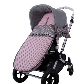 Saco Silla Invierno Paseo Bebé a Medida 106 Lana Topos Bebiti by Nanetes