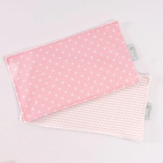 Seca babitas Pack de 2 para Bebé Estampado Estrellas Rosa 7