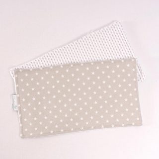 Seca babitas Pack de 2 para Bebé Estampado Estrellas Gris 5