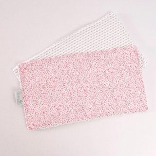 Seca babitas Pack de 2 para Bebé Estampado Niña Flores Rosa 1