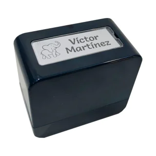 Sello Marca ropa Negro