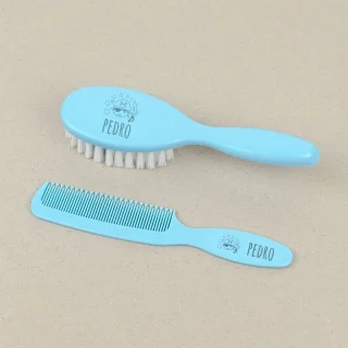 Cepillo y peine personalizados Bebe Pirata