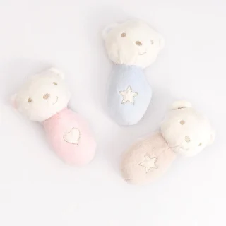 Sonajero Peluche Bebé Osito Colores