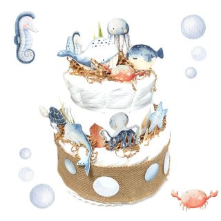 Tarta de Pañales Sea