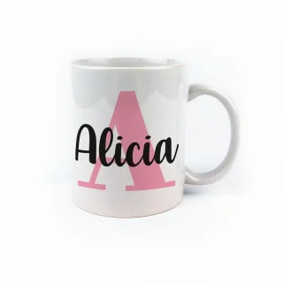 Taza Personalizada Inicial Colores
