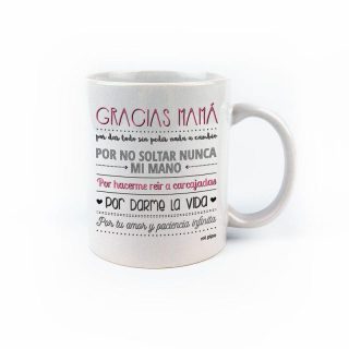 Taza Decorada Gracias Mamá
