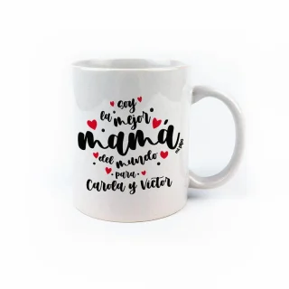 Taza Personalizada La mejor Mamá del mundo