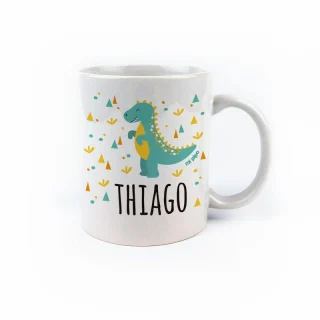 Taza infantil personalizada dino Mi Pipo