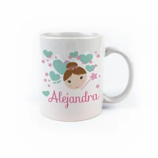 Taza infantil personalizada hada Mi Pipo