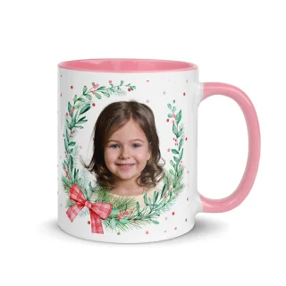 Taza Navidad Foto y Corona Nanetes