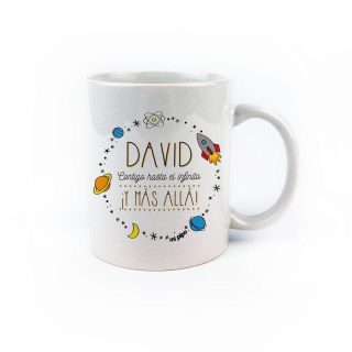 Taza Personalizada Hasta el Infinito y mas Alla Mi Pipo