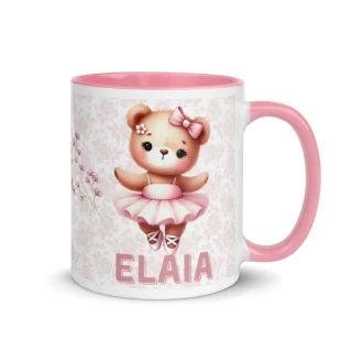 Taza personalizada Osita Bailarina Nanetes