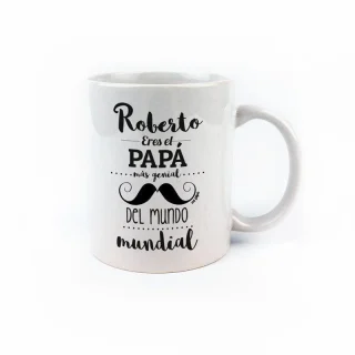 Taza Personalizada Papá más genial Mi Pipo