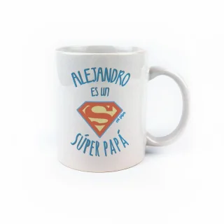 Taza Personalizada Super papa Mi Pipo