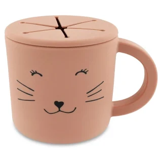Taza Porta Snacks Silicona Cat Trixie