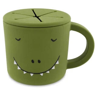 Taza Porta Snacks Silicona Dino Trixie